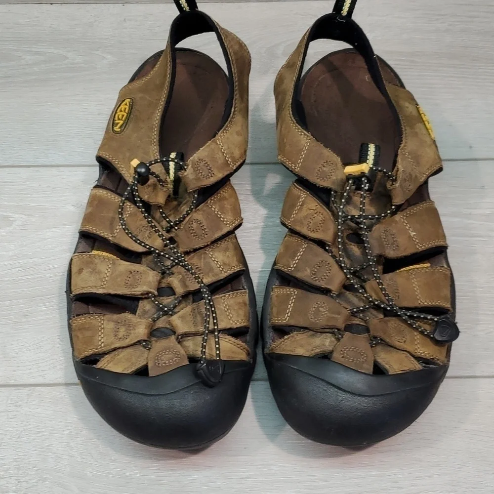 Keen Mens Newport Outdoor Hiking Sandals Leather Shoes sz 14